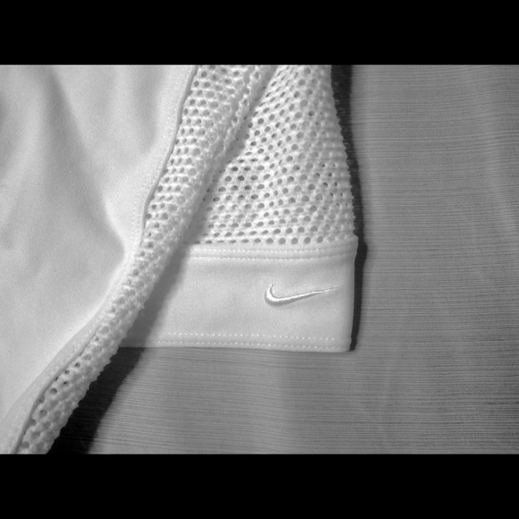White Nike Mesh Sweater - Picture 2 of 3